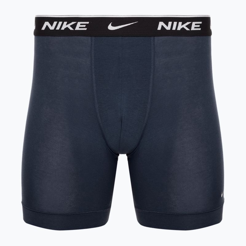 Pánské boxerky  Nike Everyday Cotton Stretch 3 páry obsidian/game royal/black 2