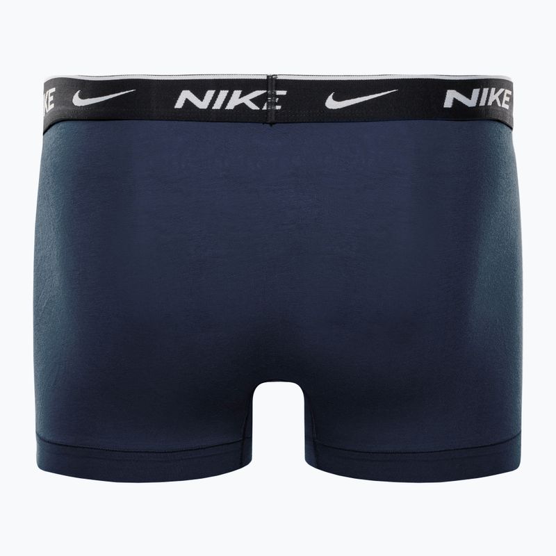 Pánské boxerky Nike Everyday Cotton Stretch Trunk 3Pk UB1 obsidian / game royal / black 6