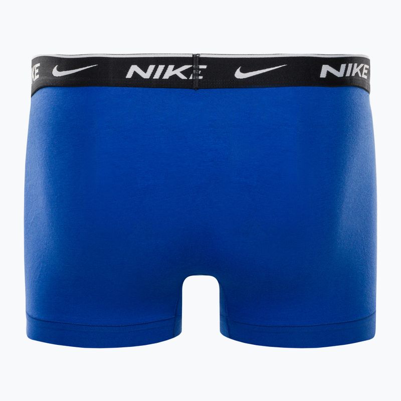 Pánské boxerky Nike Everyday Cotton Stretch Trunk 3Pk UB1 obsidian / game royal / black 9