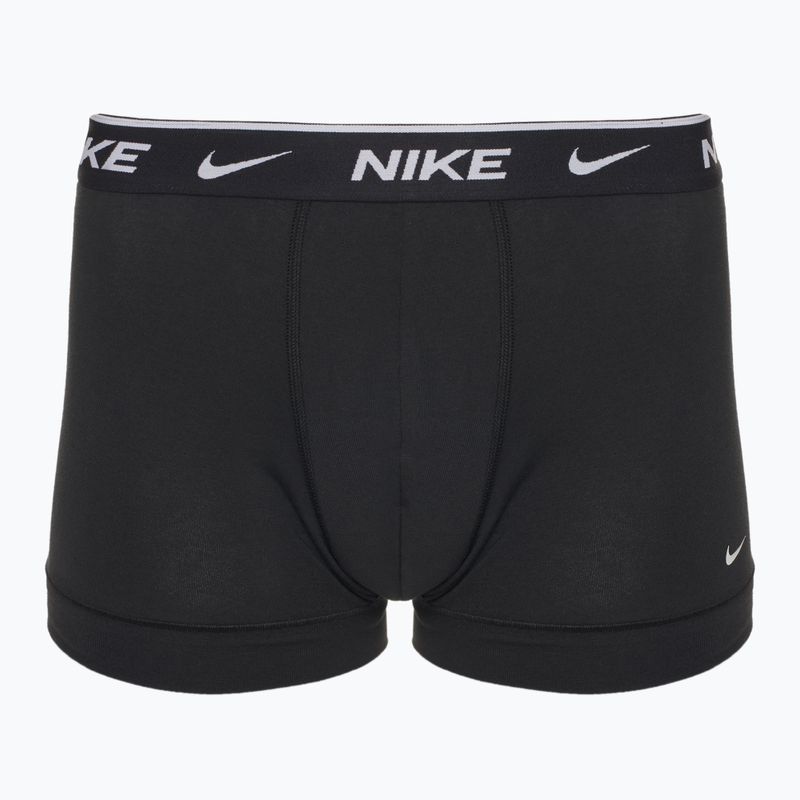 Pánské boxerky  Nike Everyday Cotton Stretch Trunk 3 páry white/grey heather/black 2