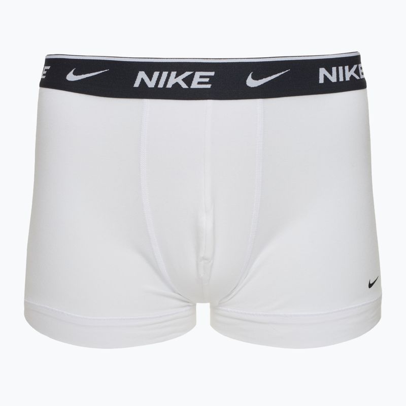 Pánské boxerky  Nike Everyday Cotton Stretch Trunk 3 páry white/grey heather/black 4