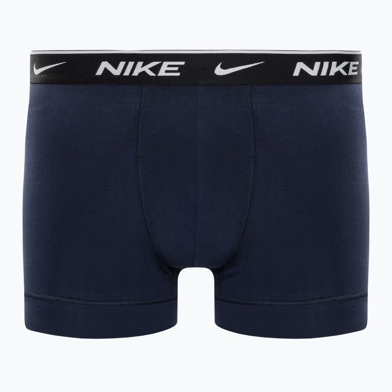 Pánské boxerky Nike Everyday Cotton Stretch Trunk 2Pk IEV obsidian/game royal 5