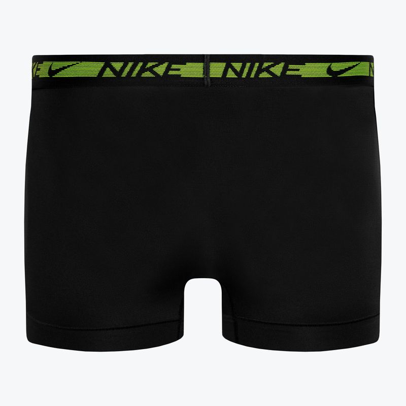 Pánské boxerky Nike Dri-FIT Ultra Stretch Micro Trunk 3 páry black/volt/blue/red 3