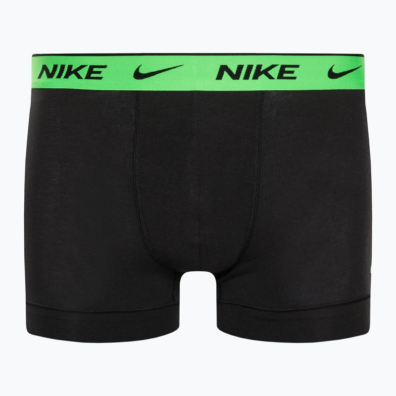 Pánské boxerky Nike Everyday Cotton Stretch Trunk 3Pk BAU geo block print/cool grey/black 8