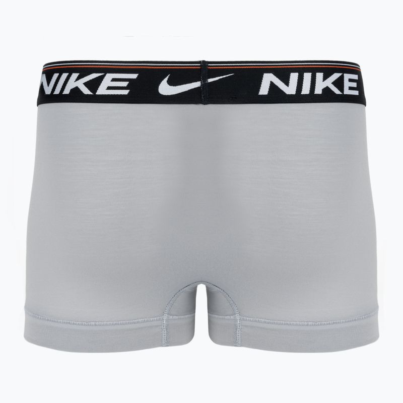 Pánské boxerky Nike Dri-FIT Ultra Comfort Trunk 3 páry šedá/oranžová 3