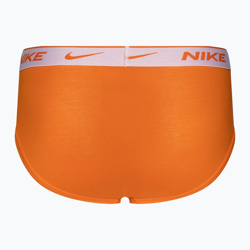 Pánské bavlněné elastické slipy Nike Everyday 3 páry modrá/červená/oranžová 5