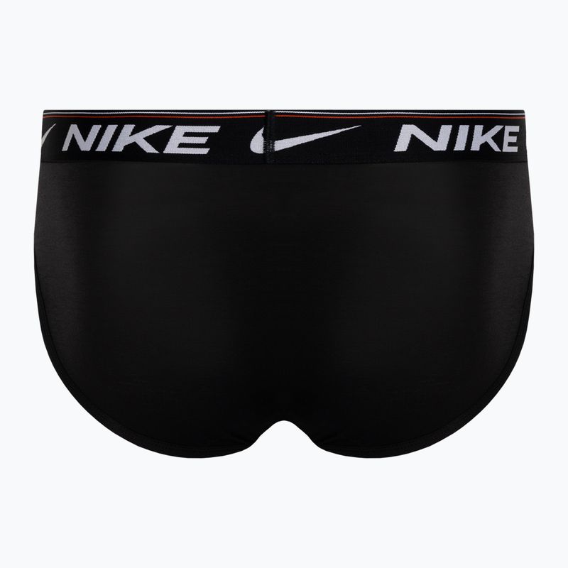Pánské boxerky Nike Dri-Fit Hip Logo Brief 3 páry black/black/black 3