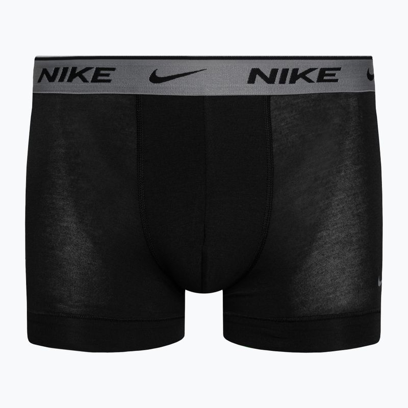 Pánské boxerky Nike Everyday Cotton Stretch Trunk 3 páry šedá/oranžová/žlutá 2