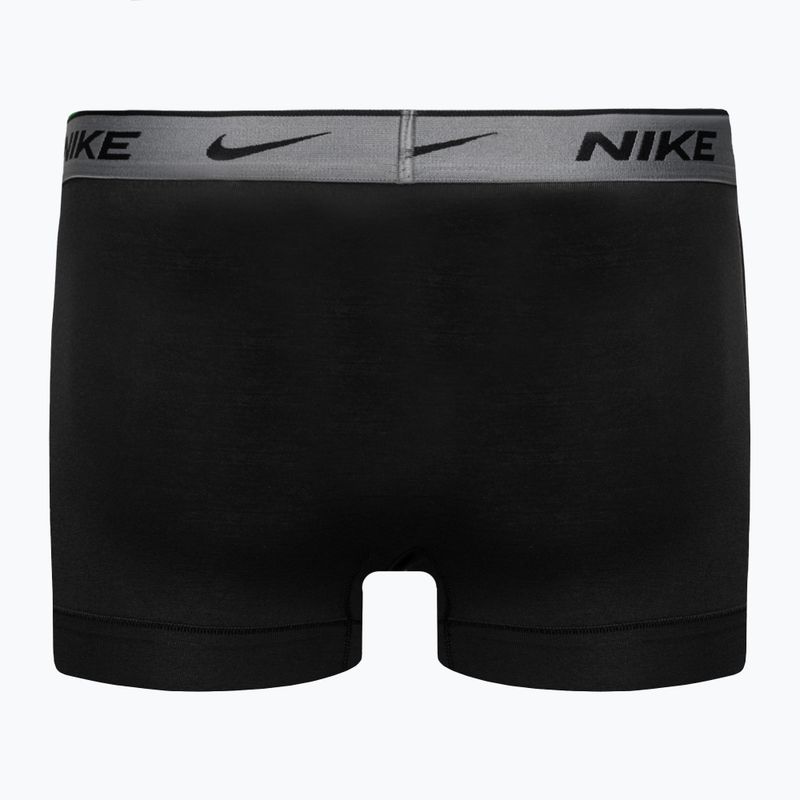 Pánské boxerky Nike Everyday Cotton Stretch Trunk 3 páry šedá/oranžová/žlutá 5