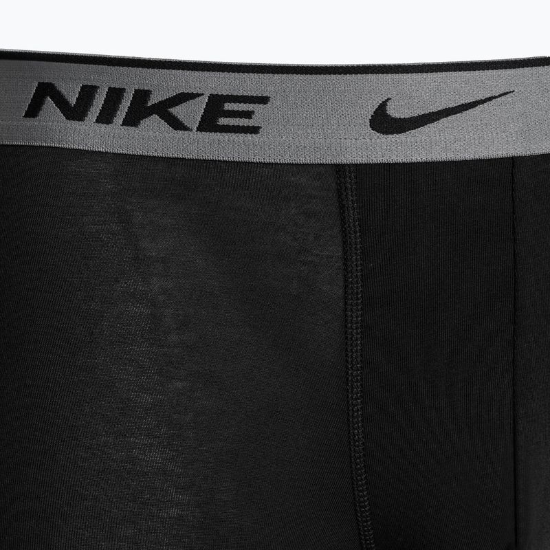 Pánské boxerky Nike Everyday Cotton Stretch Trunk 3 páry šedá/oranžová/žlutá 6