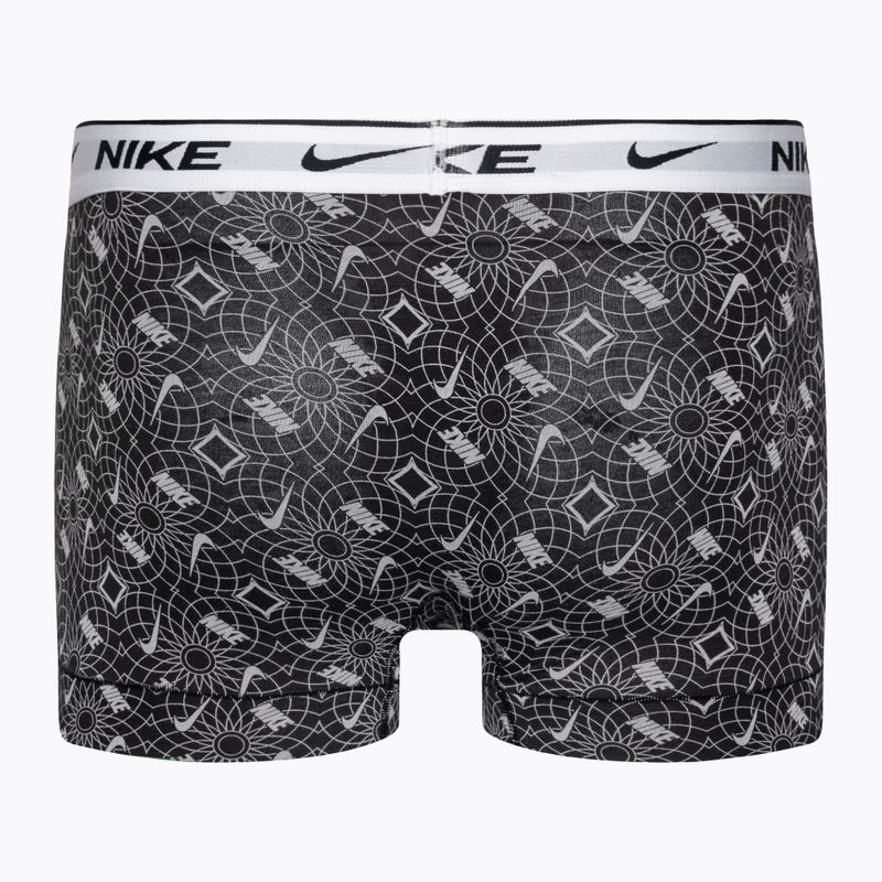 Pánské boxerky Nike Everyday Cotton Stretch Trunk 3 páry černá/modrá/šedá 5