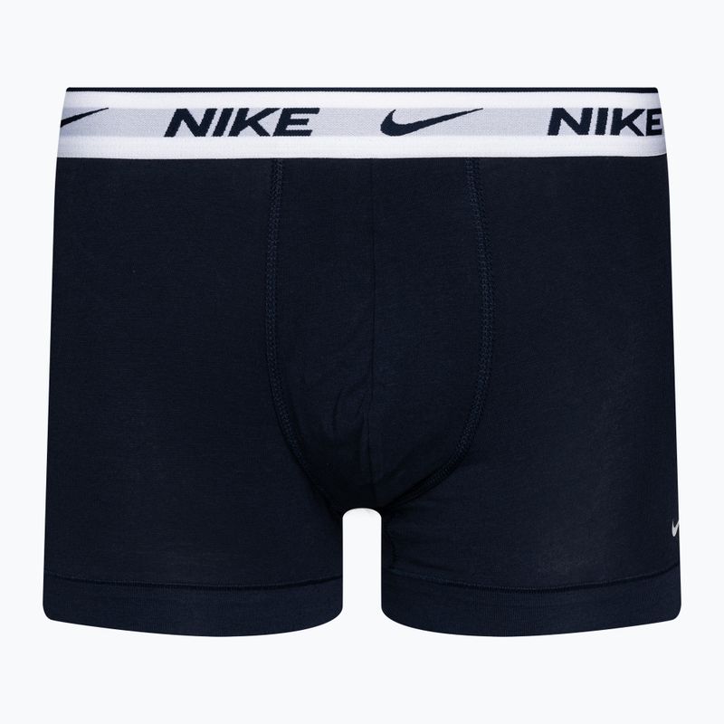 Pánské boxerky Nike Everyday Cotton Stretch Trunk 3 páry modré/oranžové/červené 2