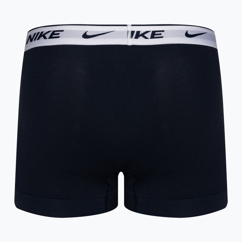 Pánské boxerky Nike Everyday Cotton Stretch Trunk 3 páry modré/oranžové/červené 5