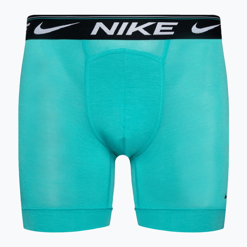 Pánské boxerky Nike Dri-FIT Ultra Comfort Brief 3 páry modrá/šedá/tyrkysová 2