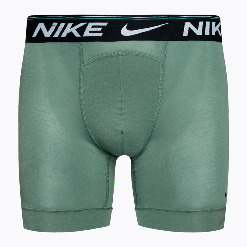 Pánské boxerky Nike Dri-FIT Ultra Comfort Brief 3 páry modrá/šedá/tyrkysová 3