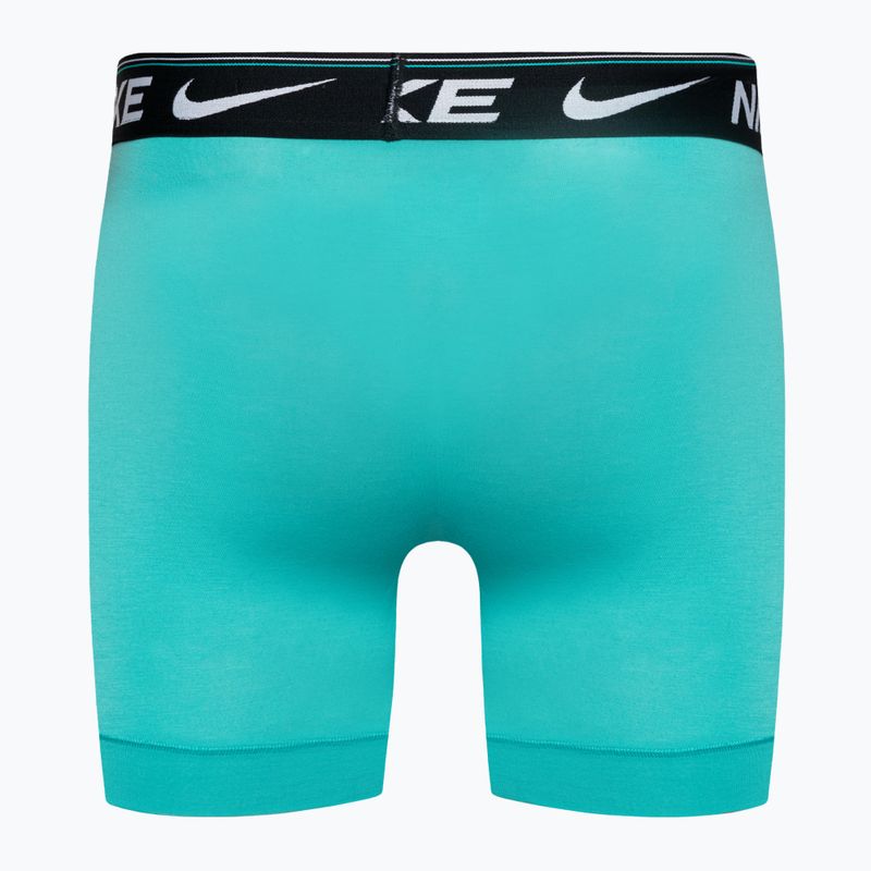 Pánské boxerky Nike Dri-FIT Ultra Comfort Brief 3 páry modrá/šedá/tyrkysová 5