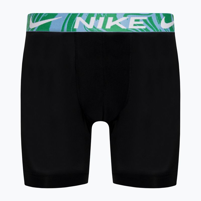 Pánské boxerky Nike Dri-Fit Essential Micro Boxer Brief 3 páry black/aquarius bleu/laser fuchsia/grey 2