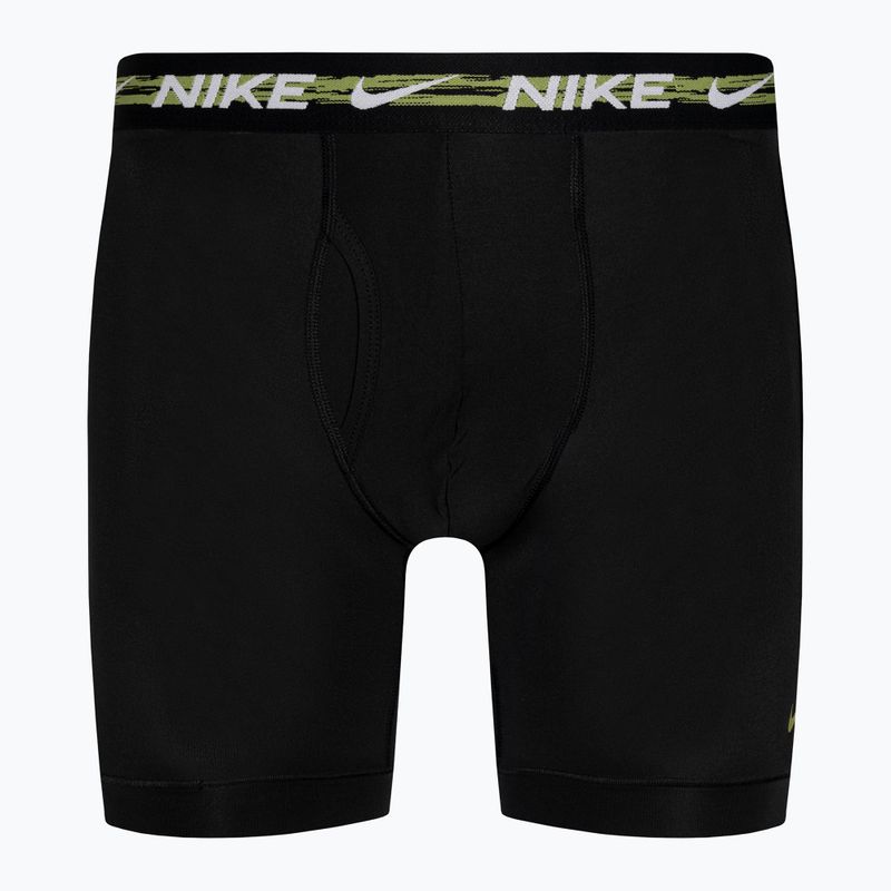 Pánské boxerky Nike Dri-FIT Ultra-Stretch Micro Brief 3 páry laser fuchsia / court blue/ black 3