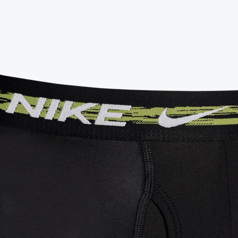 Pánské boxerky Nike Dri-FIT Ultra-Stretch Micro Brief 3 páry laser fuchsia / court blue/ black 4