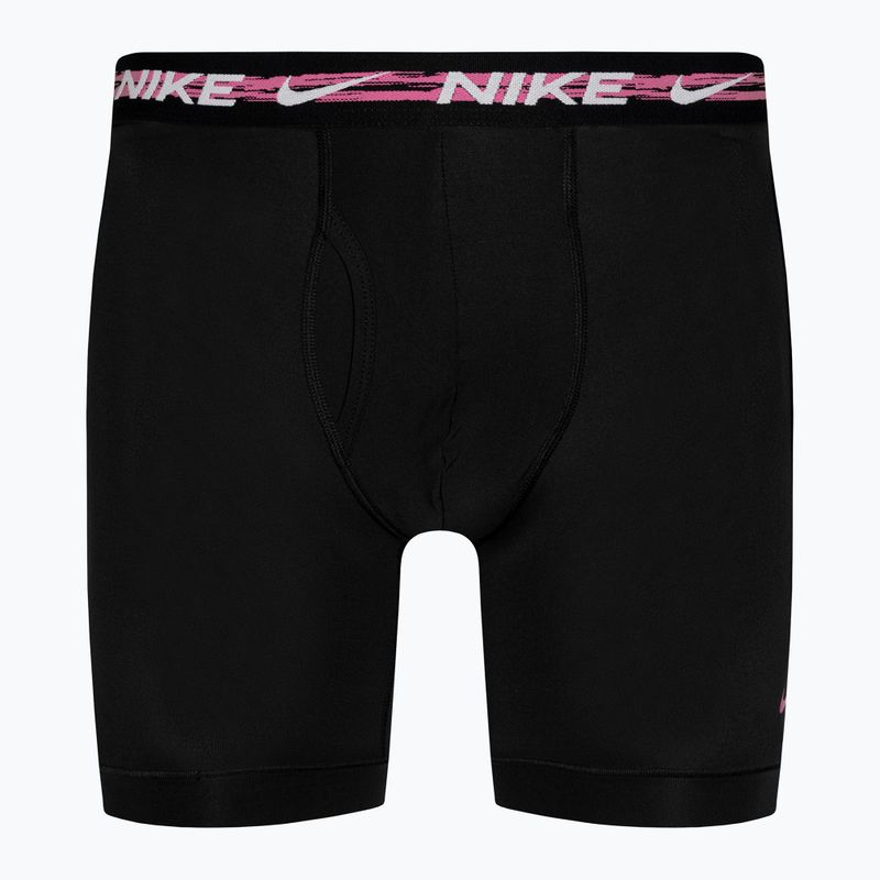 Pánské boxerky Nike Dri-FIT Ultra-Stretch Micro Brief 3 páry laser fuchsia / court blue/ black 6