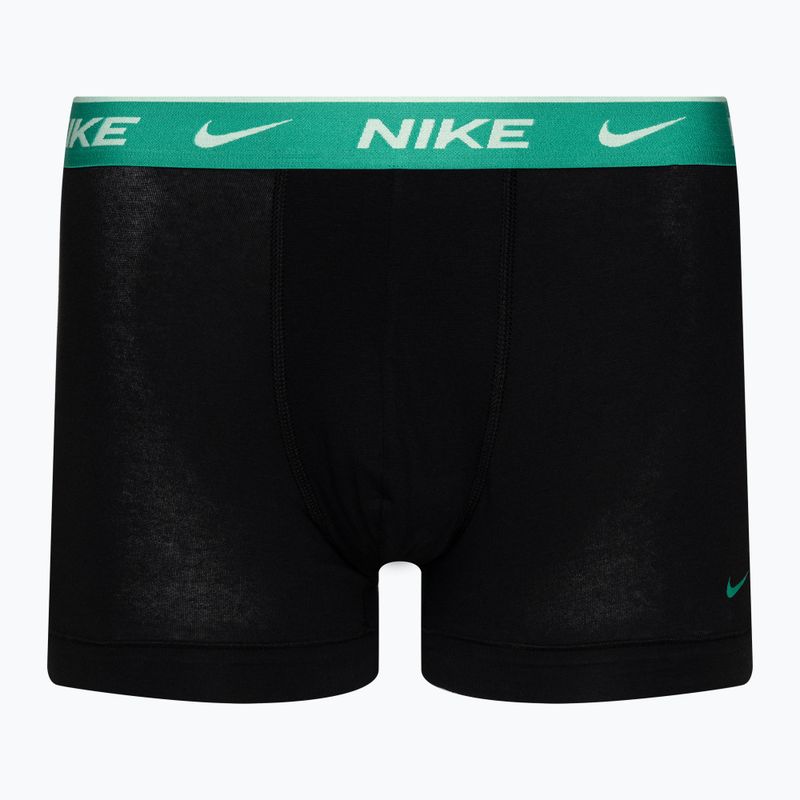 Pánské boxerky Nike Everyday Cotton Stretch Trunk 3 páry modrá/tyrkysová/růžová 2