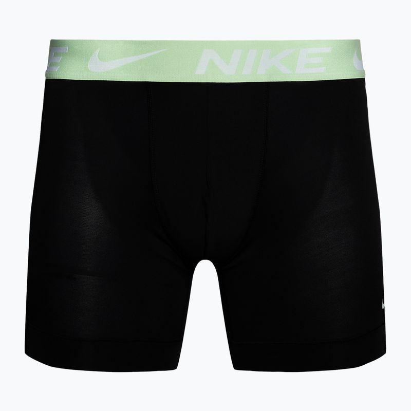 Pánské boxerky Nike Dri-Fit Essential Micro Boxer Brief 3 páry modrá.zelená/fialová 3