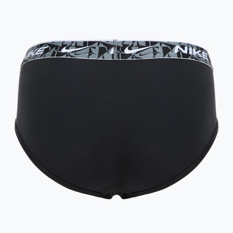 Pánské slipy Nike Everyday Cotton Stretch Brief 3 pary black/green/black 5