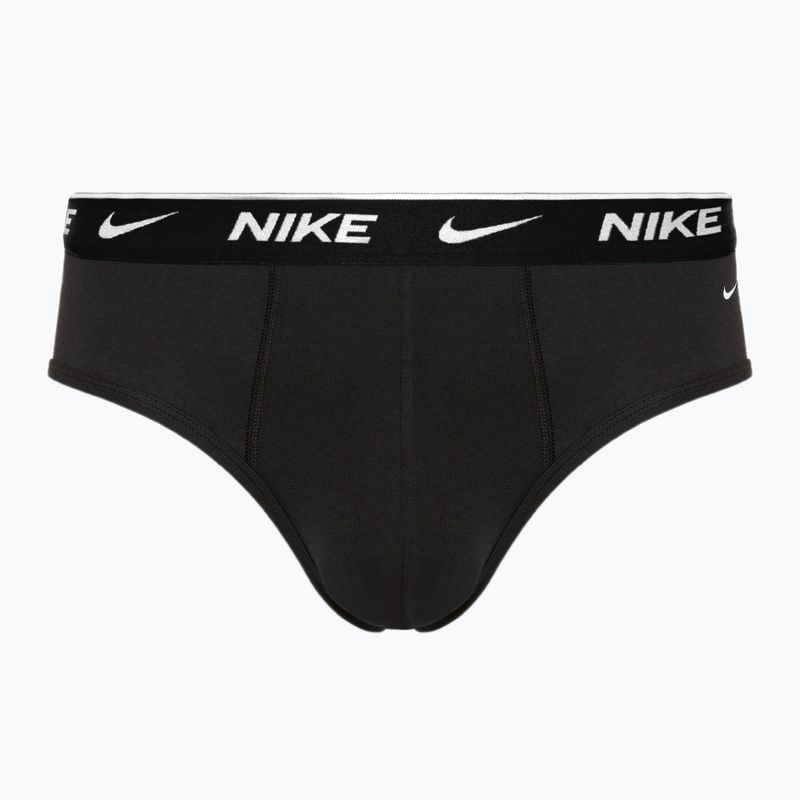 Pánské slipy Nike Everyday Cotton Stretch Brief 3 pary black dusty/ast/arry navy 3