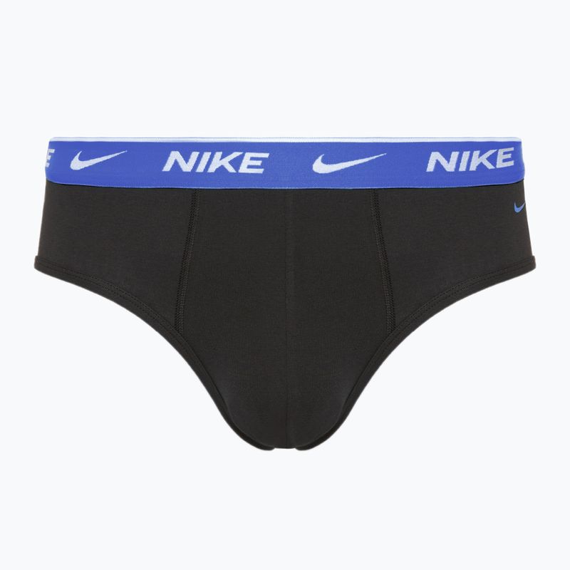 Pánské slipy Nike Everyday Cotton Stretch Brief 3 pary black dusty/ast/arry navy 4