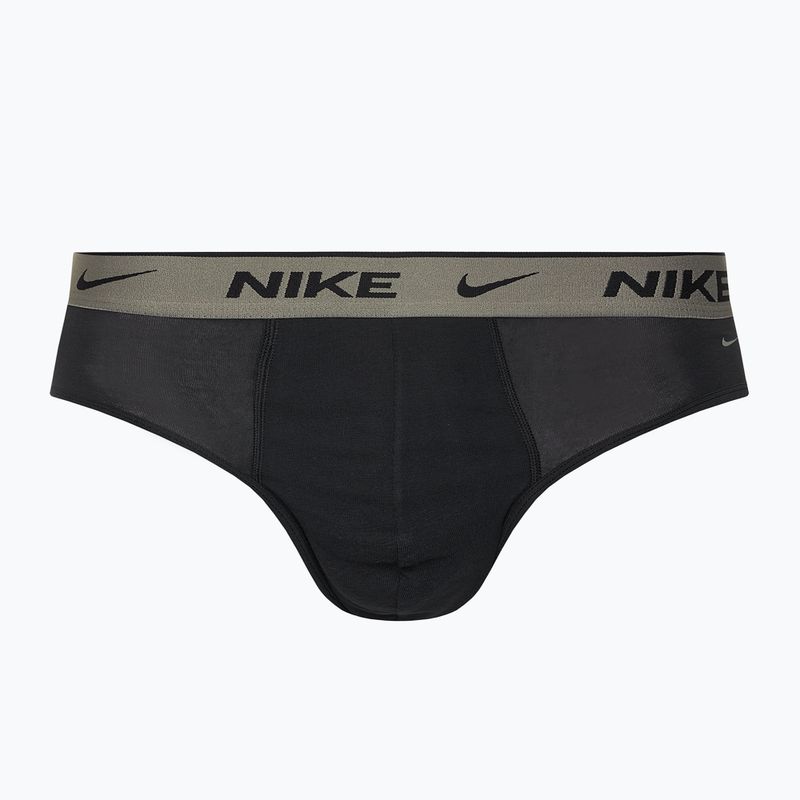 Pánské slipy Nike Everyday Cotton Stretch Brief 3 pary cyber black/heather grey/dark pony 5