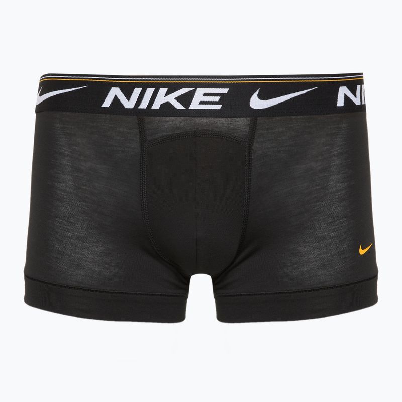 Pánské boxerky Nike Dri-FIT Ultra Comfort Trunk 3 páry black gold/storm/black 4