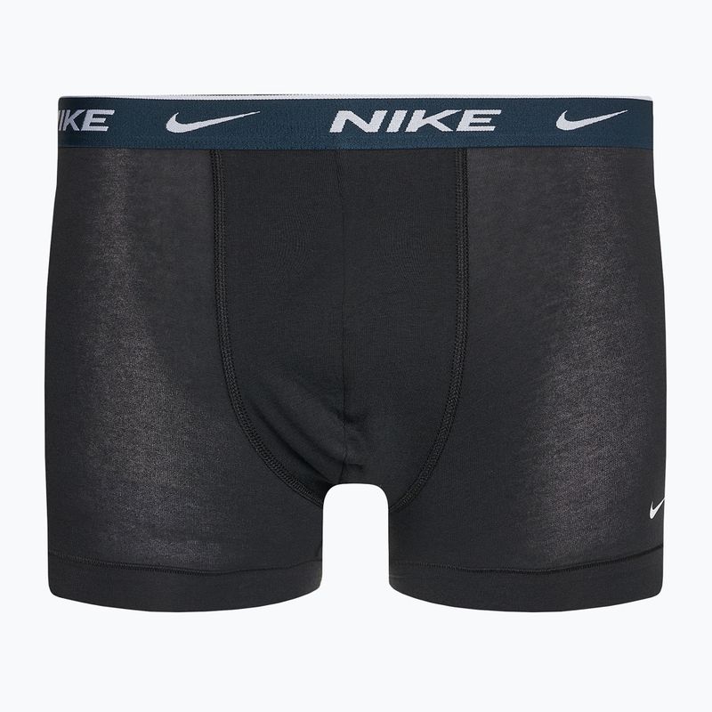 Pánské boxerky  Nike Everyday Cotton Stretch Trunk 3 páry black/armory navy/black 5