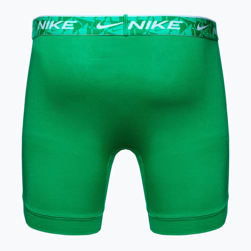 Pánské boxerky  Nike Everyday Cotton Stretch 3 páry green/black 5