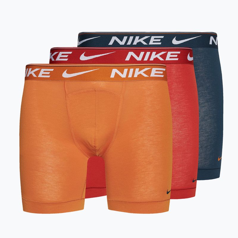 Pánské boxerky Nike Dri-FIT Ultra Comfort 3 páry monarch/dragon red/armony navy