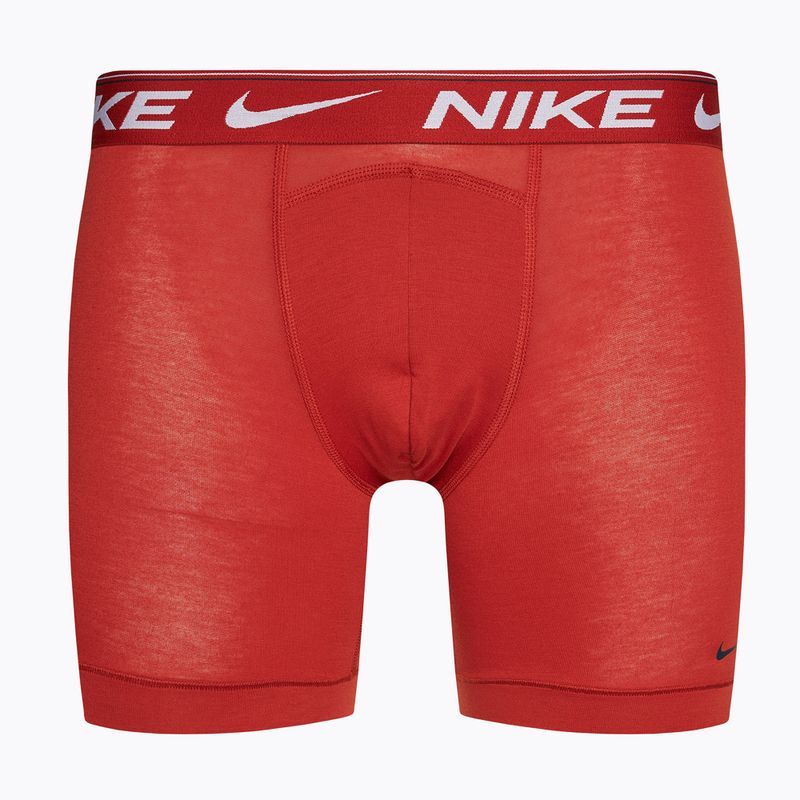 Pánské boxerky Nike Dri-FIT Ultra Comfort 3 páry monarch/dragon red/armony navy 5