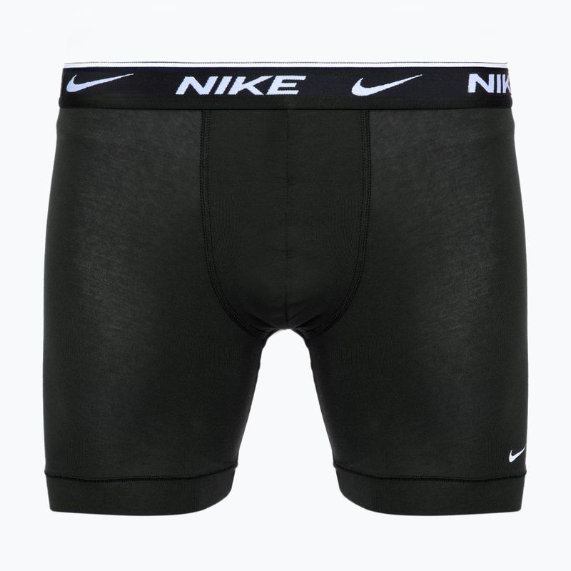 Pánské boxerky  Nike Everyday Cotton Stretch 3 páry black/gold/black 2