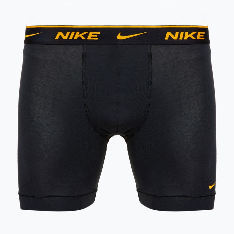 Pánské boxerky  Nike Everyday Cotton Stretch 3 páry black/gold/black 4