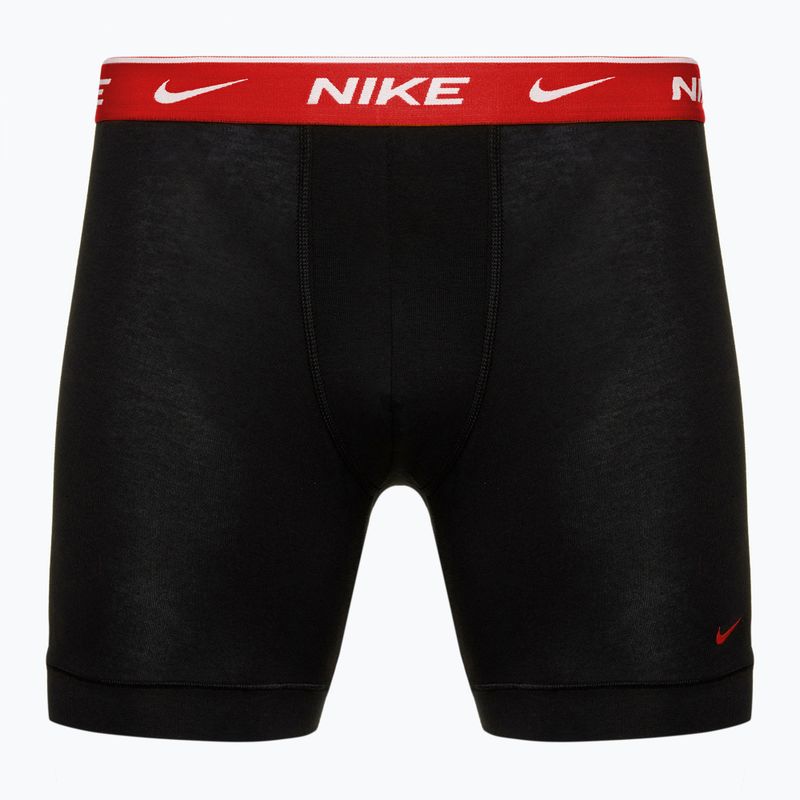 Pánské boxerky  Nike Everyday Cotton Stretch 3 páry black team orange/red/black 2