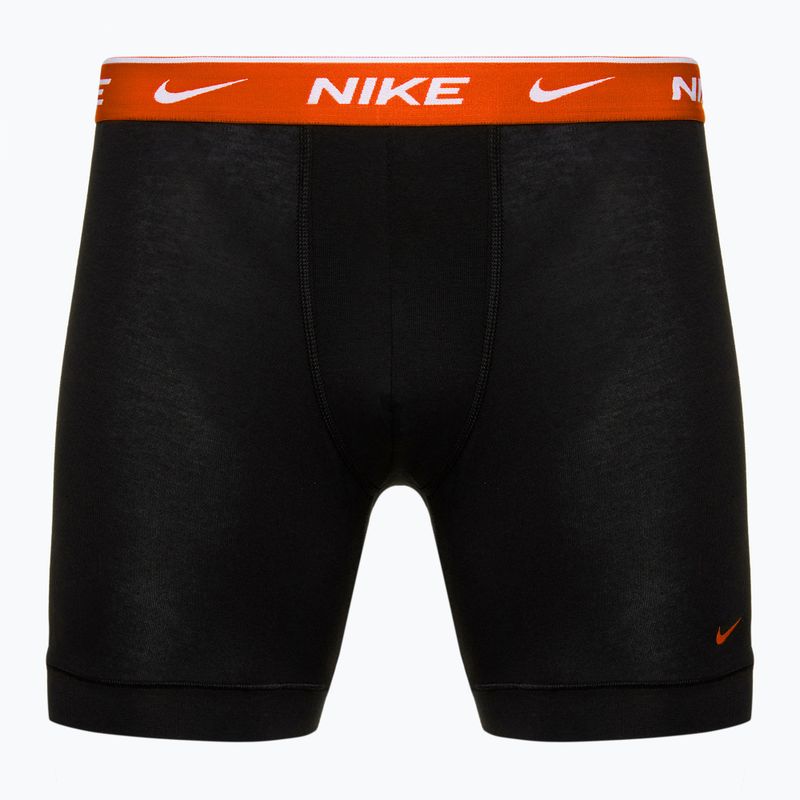 Pánské boxerky  Nike Everyday Cotton Stretch 3 páry black team orange/red/black 3