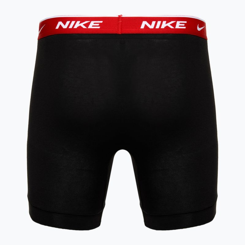 Pánské boxerky  Nike Everyday Cotton Stretch 3 páry black team orange/red/black 5