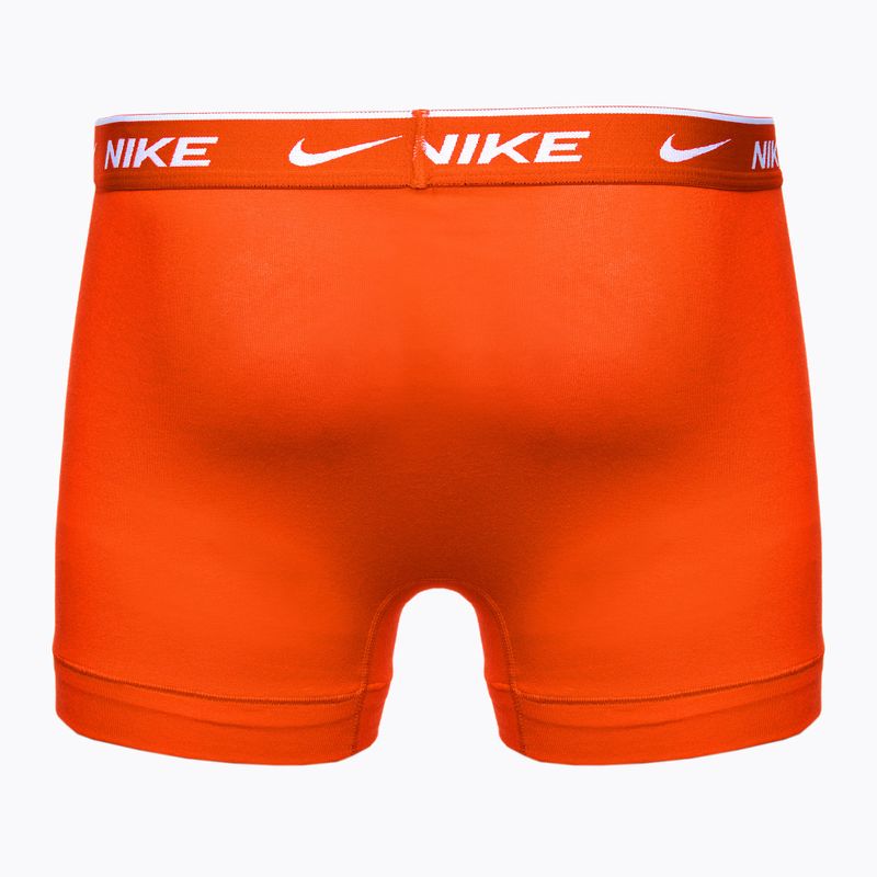 Pánské boxerky  Nike Everyday Cotton Stretch Trunk 3 páry team orange/uni red/black 5