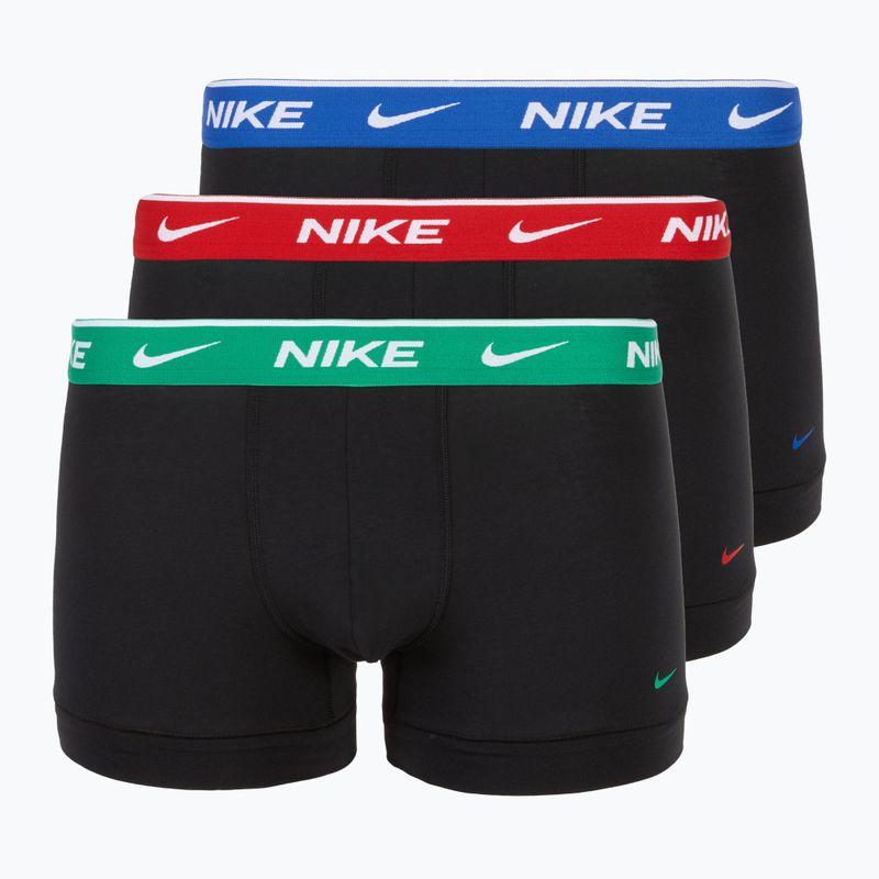 Pánské boxerky  Nike Everyday Cotton Stretch Trunk 3 páry  multicolor