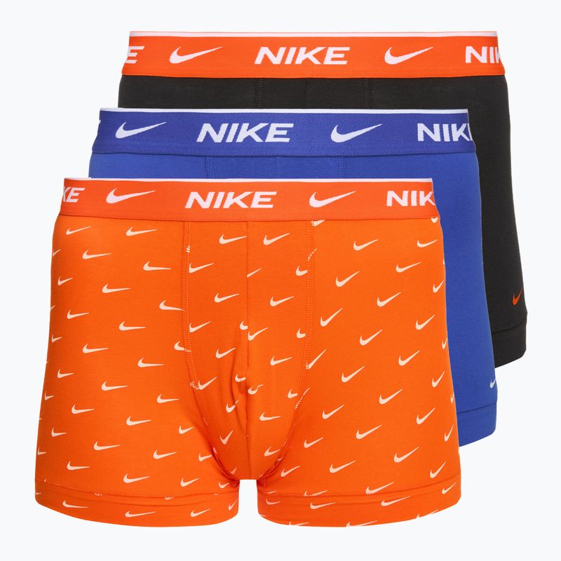 Pánské boxerky  Nike Everyday Cotton Stretch Trunk 3 páry  multicolor