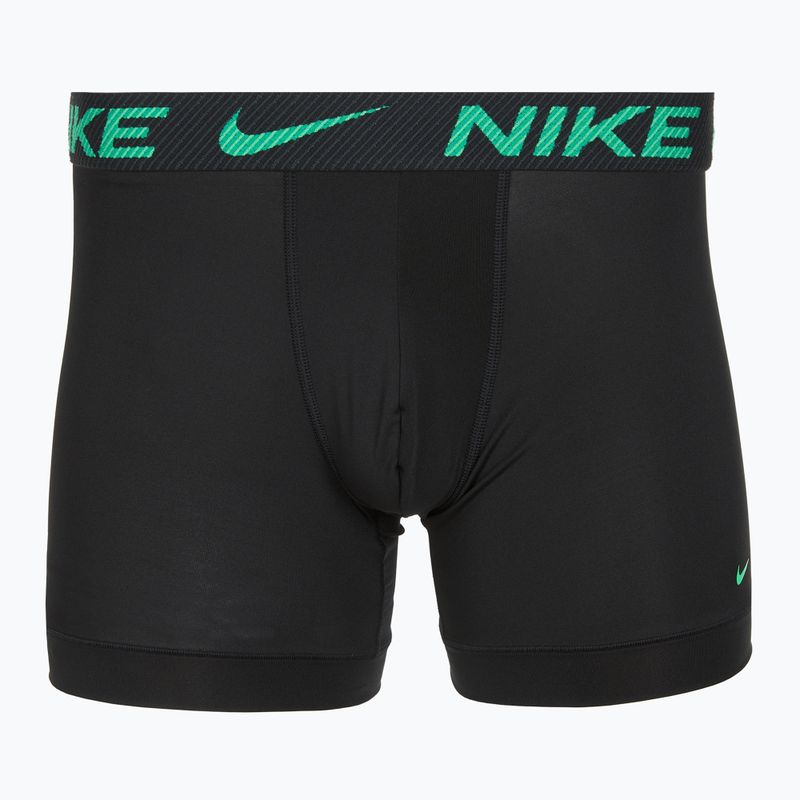 Pánské boxerky Nike Dri-Fit Essential Micro Boxer Brief 3 páry green shock/wild violet/black txtd wb 4