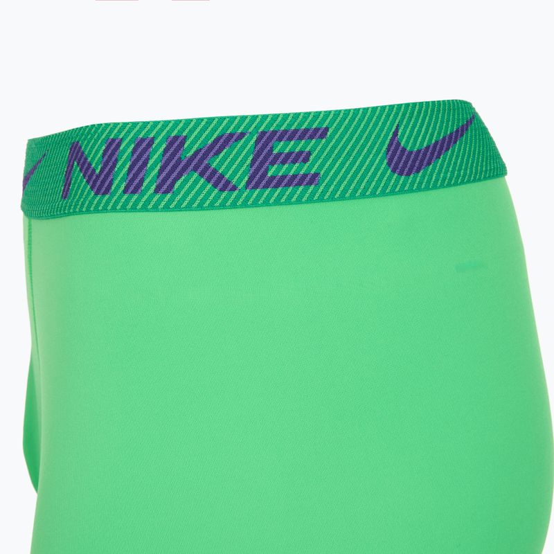 Pánské boxerky Nike Dri-Fit Essential Micro Boxer Brief 3 páry green shock/wild violet/black txtd wb 6