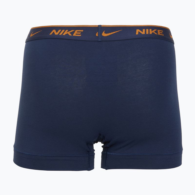 Pánské boxerky Nike Everyday Cotton Stretch Trunk 3 páry light crimson/midnight navy/black 5