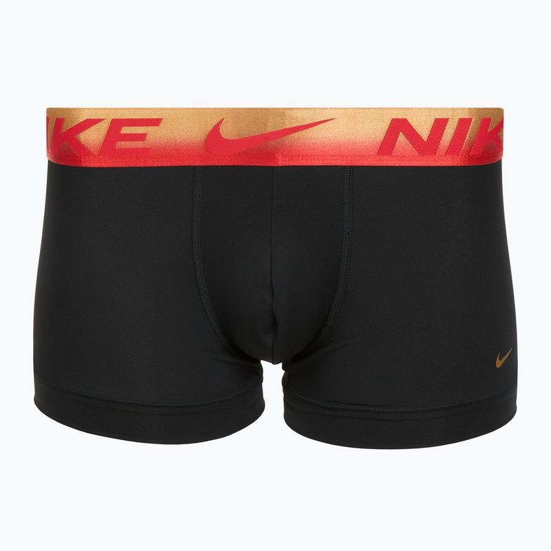 Pánské boxerky Nike Dri-Fit Essential Micro Trunk 3 páry blk/uni red/blk/uni red metallic gradient wb 2