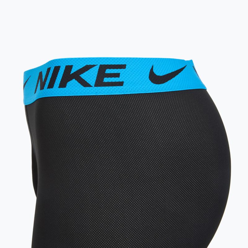 Pánské boxerky Nike Dri-FIT Cotton Trunk 3 páry černé mint foam/blue hero/bright ceramic wb 3