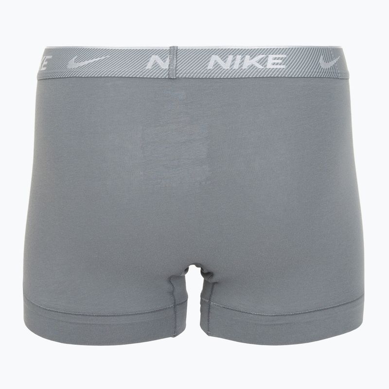 Pánské boxerky Nike Everyday Cotton Stretch Trunk 3 páry black/iron gry/cool grey high shine textured wb 5