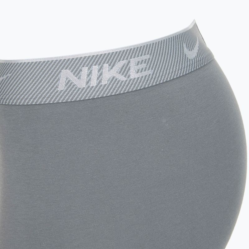 Pánské boxerky Nike Everyday Cotton Stretch Trunk 3 páry black/iron gry/cool grey high shine textured wb 6